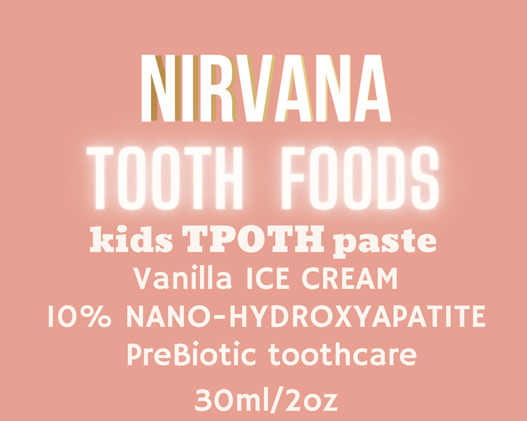 Nirvana Kids Tooth & Tongue Paste  Holistic Unsweetened  50ml/1.69oz w/spatula